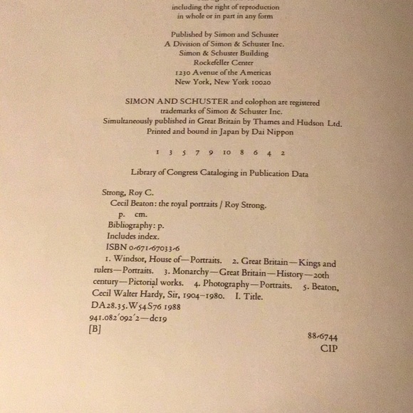 Book The Royal Portraits Cecil Beaton collectible lrg vintage Roy Strong 1988 - Picture 11 of 16